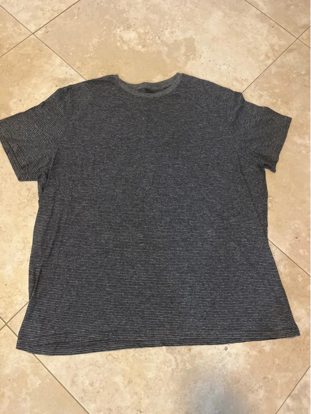 Goodfellows Black and Gray Strip Tee